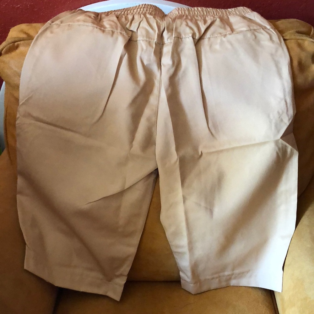Tan Drawstring Pants - Picture 2 of 4